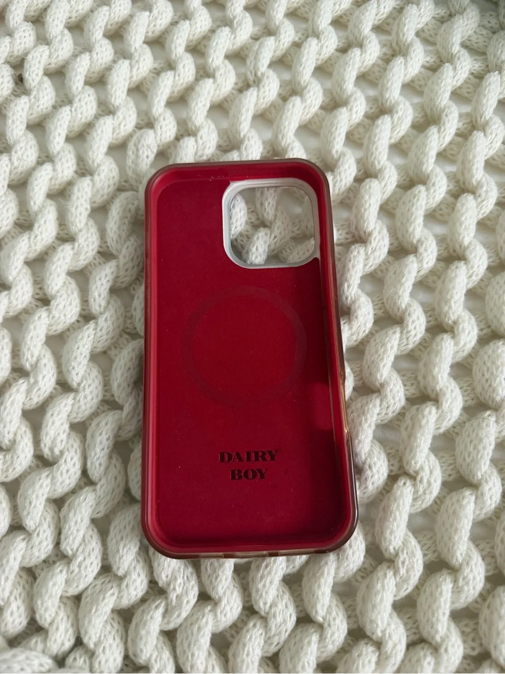 Striped Red and Blue Protective Phone Case